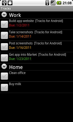 Tracks for Android Donation