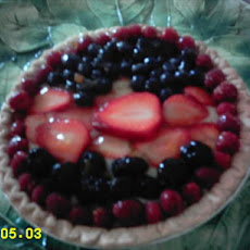 Fresh Berry Cardamom Cream Pie
