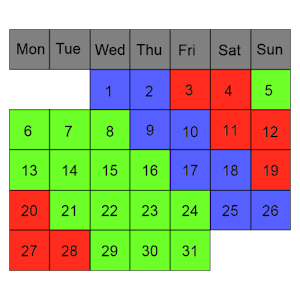 Shift Work Calendar For PC (Windows & MAC)