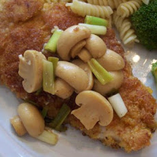Chicken Piccata With Green Onions and Mushrooms (Country Style)