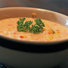 Healthier Corn and Crab Bisque