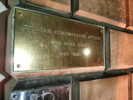 Birthplace Of William Edmonstoune Aytoun