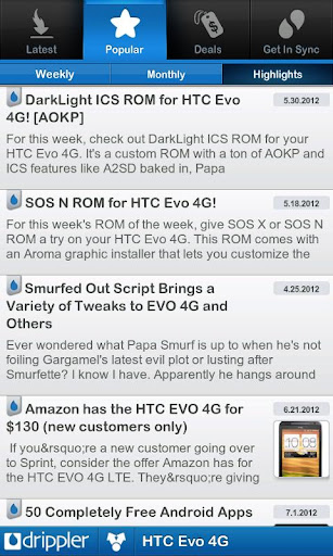 ultimate-htc-evo-4g-app for android screenshot