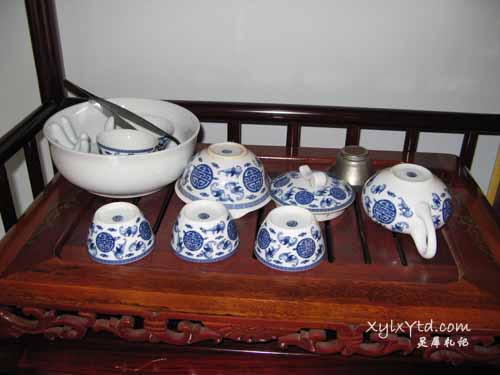 青花茶具
