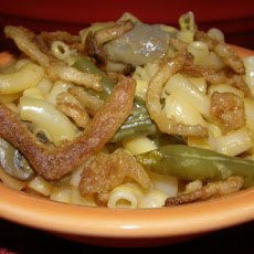 Cheesy Shells and Green Beans