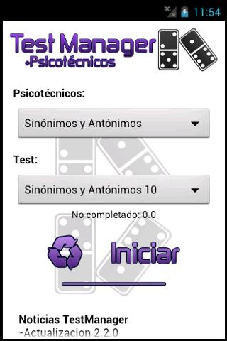 TestManager +Psicotécnicos