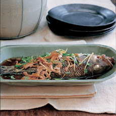 Steamed Sea Bass with Shredded Pork