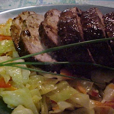 Asian Pork Tenderloin With Spicy Asian Cole Slaw