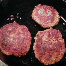 Hominy-Pinto Burgers With Roasted Poblano Chiles