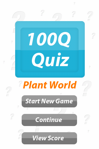 Plant World - 100Q Quiz