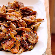 Roasted Chicken and Jerusalem Artichokes