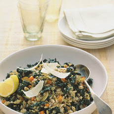 Savory Oat Groats and Kale