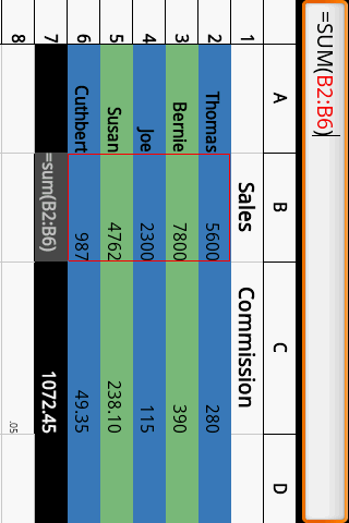 【免費生產應用App】Simple Spreadsheet-APP點子