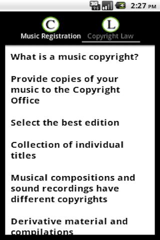 Copyright your Music