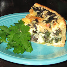 Portobello and Asiago Cheese Tart