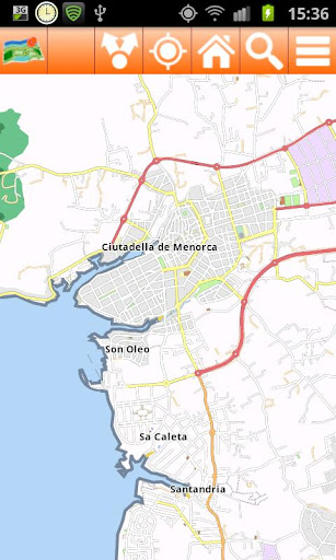 Menorca Offline mappa Map