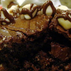 Dark Chocolate Brownies with White Chocolate Chunks