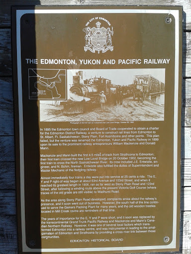 The Edmonton, Yukon And Pacific Railway