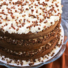 Pumpkin Spice Cake with Maple Frosting
