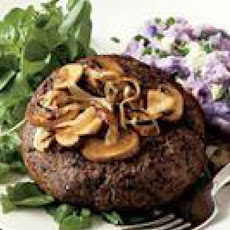 Knife 'n' Fork Steak Burgers with Blue Cheese Potatoes