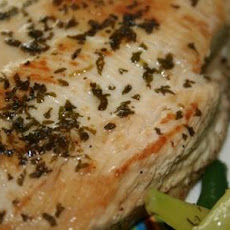 Broiled Chicken with Oil, Lemon, and Garlic Sauce