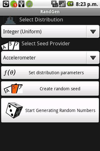 RandGen: Real Random Numbers