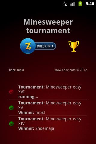 Minesweeper Tournament