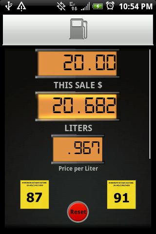 Gas Pump Calculator