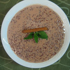 Thai Red Rice Pudding