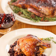 Roast Duck with Cherries