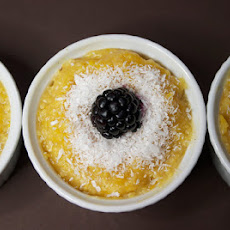 Butternut & Coconut Polenta Pudding