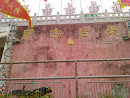 天后古廟龍牆 Tin Hau Temple Red Wall with Dragon Pillars 
