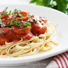 Linguini and Shrimp Fra Diavolo