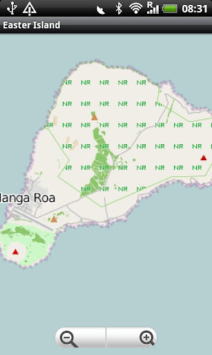 Easter Island Hanga Roa Map