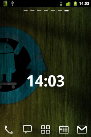 Minimalistic Clock Widget