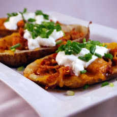 Potato Skins with Bacon and Cheese