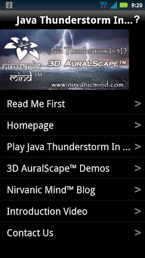 Java Thunderstorm In 3D