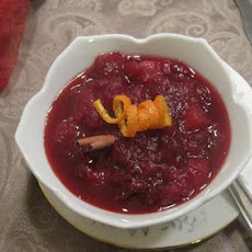 Cranberry Sauce with Apricots, Raisins, and Orange