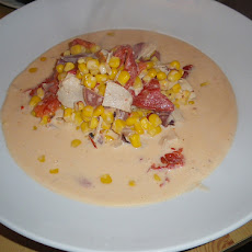 Poblano Corn Chowder With Chicken