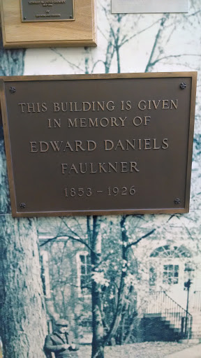 Edward Daniels Faulkner Memorial Plaque