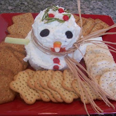 Snowman Salmon Spread