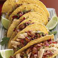 Chicken Tacos with Spicy Grape Salsa