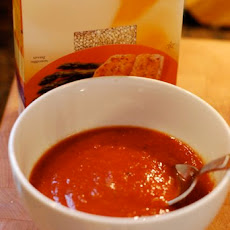 Simple Tomato Basil Quinoa Soup