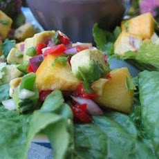Avocado, Artichoke Hearts and Heart of Palm Salad served in Lettuce Wraps