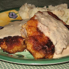Breaded Pork Chops With Sour Cream Dill Gravy