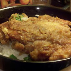 Japanese Fried Chicken Karaage With Onion Ginger Relish