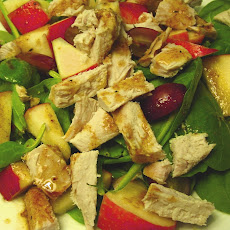 Apple Chicken Salad with Hazelnut Curry Vinaigrette