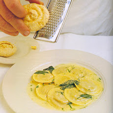 Pumpkin Lune with Butter and Sage