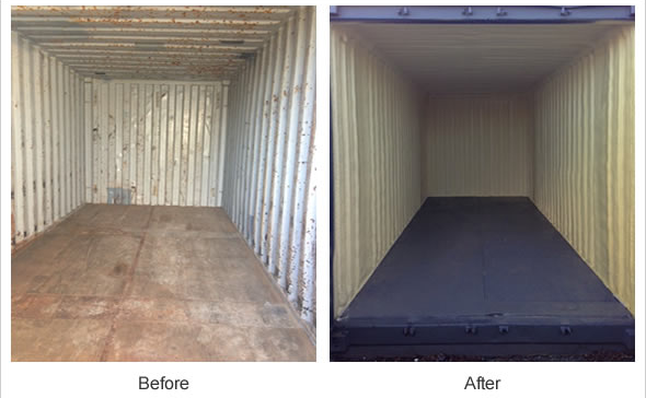 Storage Container in need of Refurbishment