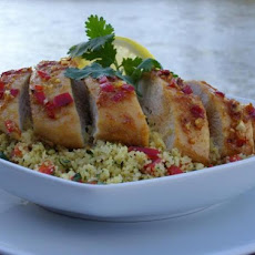 Lemon Garlic Chicken With Coriander